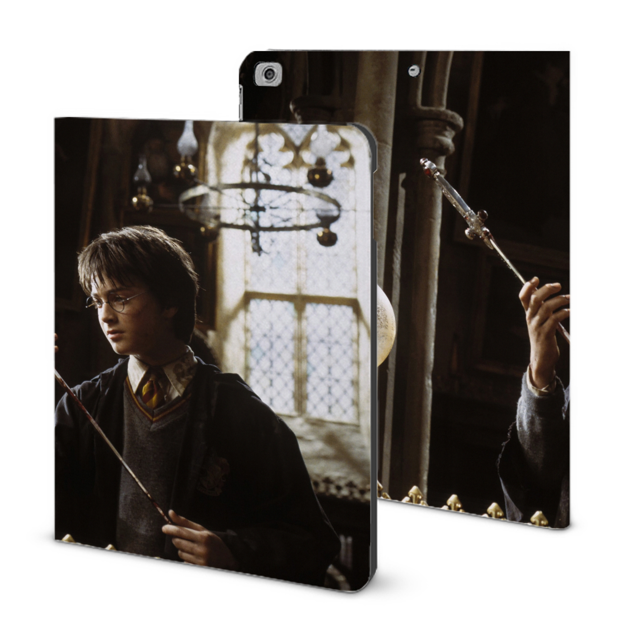 （画像用） Harry Potter ハリー・ポッターシリーズ IPad ケース ブック型 PUレザー TPU 耐衝撃 軽量 薄型 ペン収納なし 全面保護 IPad 各モデル対応